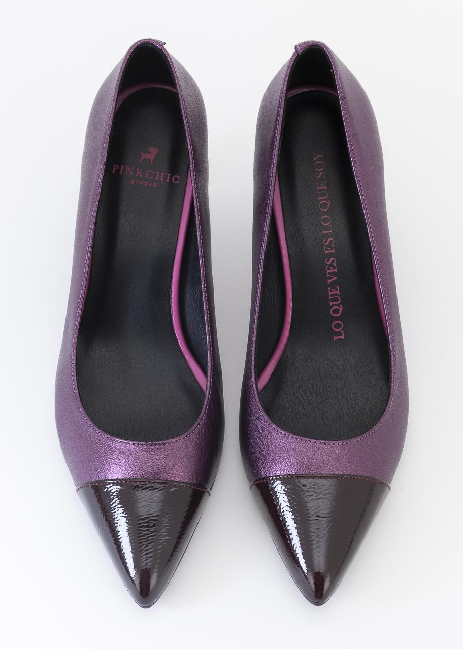 AGATA MORADO METAL