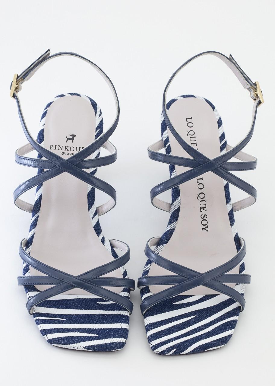 LUCIA AZUL ZEBRA