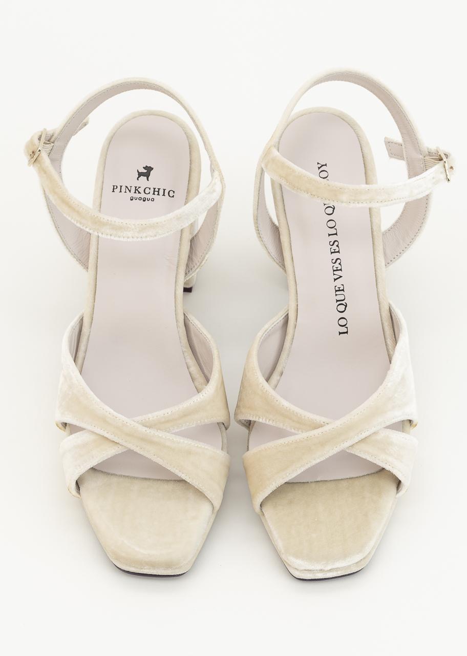 TRIANA BEIGE TERCIOPELO