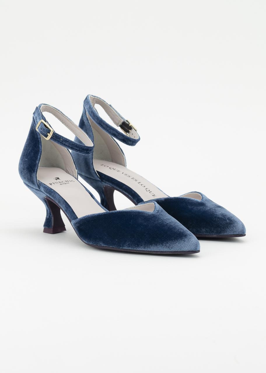 YAIZA AZUL TERCIOPELO