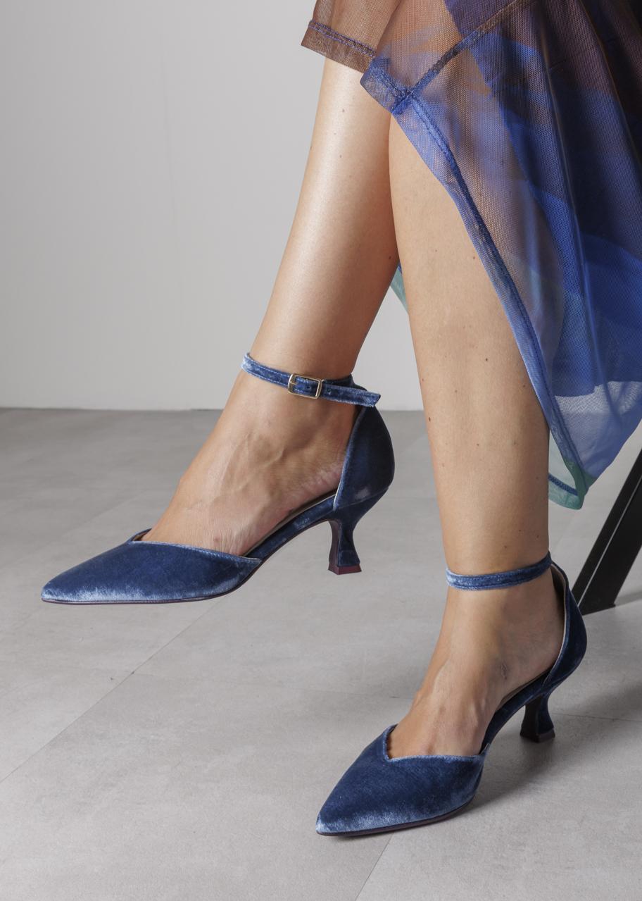 YAIZA AZUL TERCIOPELO